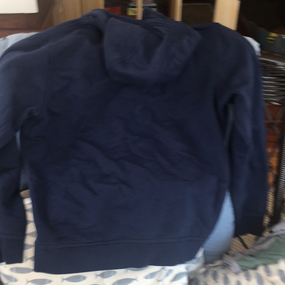 MENS Nike zipper up sweatshirt with hood. Worn once.Navy Blue, XL - Picture 4 of 4